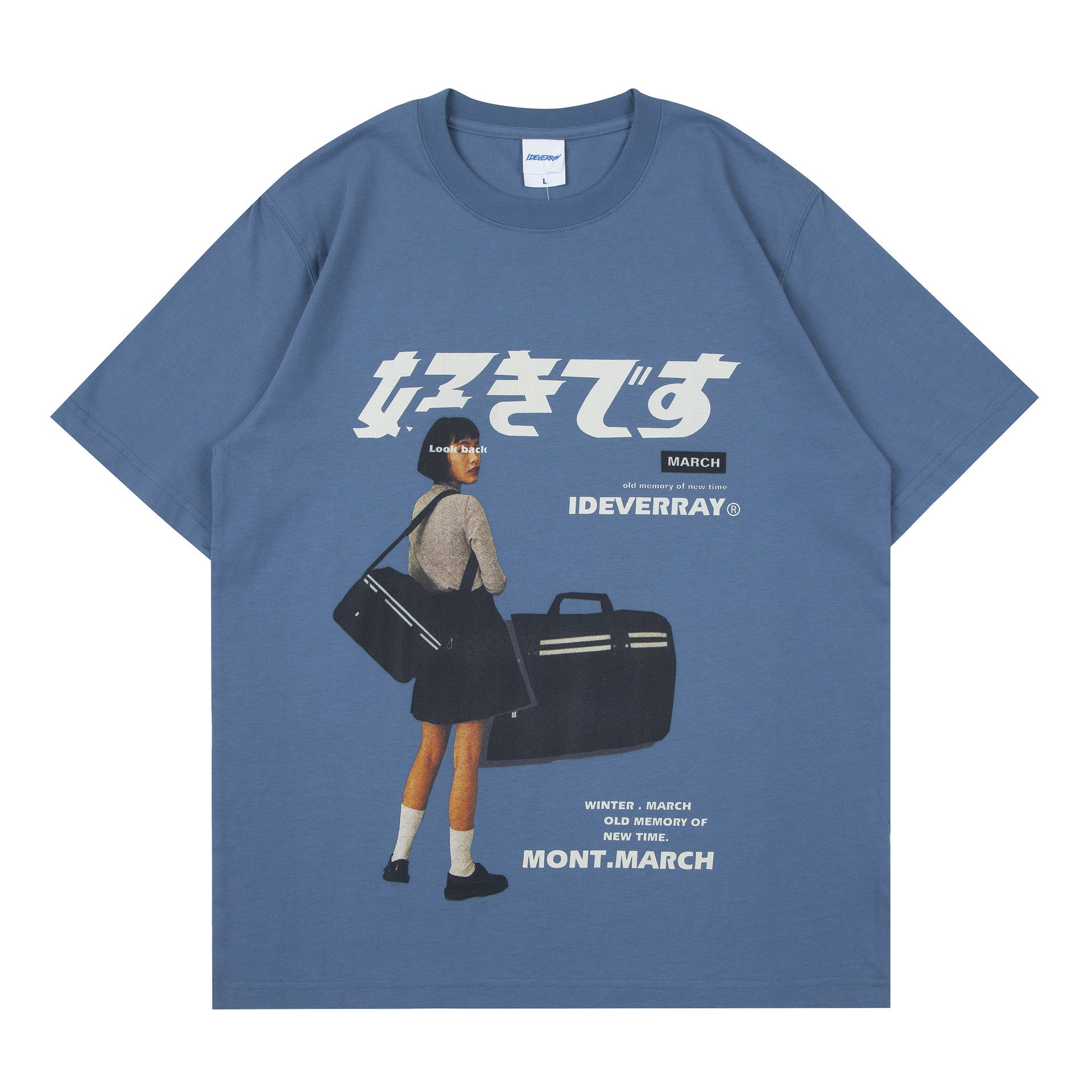Loose Couple Character Printing Casual T-shirt Men And Women - Bellarte Enchanté Loose Couple Character Printing Casual T-shirt Men And Women
